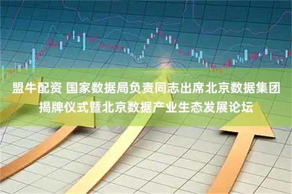 盟牛配资 国家数据局负责同志出席北京数据集团揭牌仪式暨北京数据产业生态发展论坛