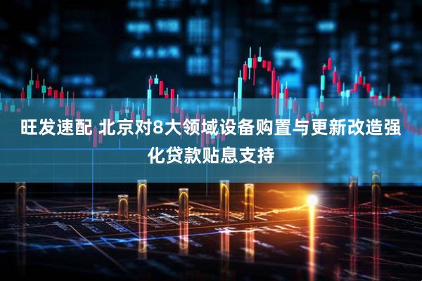 旺发速配 北京对8大领域设备购置与更新改造强化贷款贴息支持